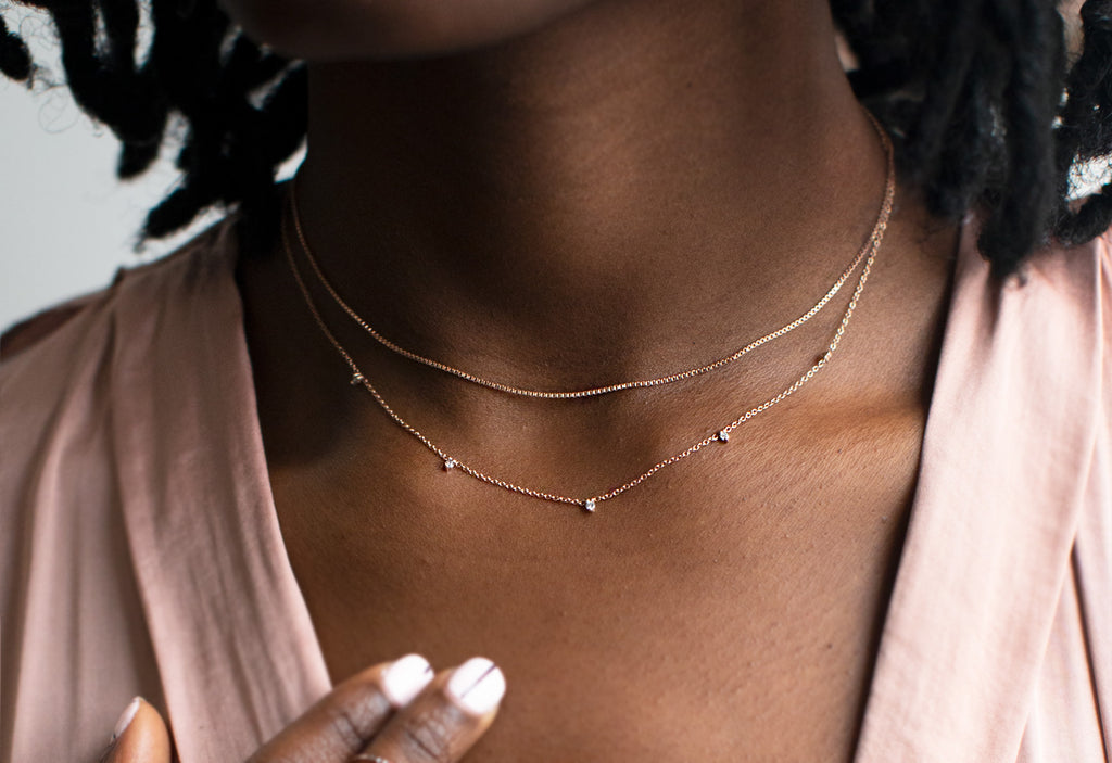 Diamond Sunburst Necklace